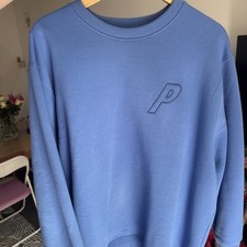 Palace P-3 Outline Blue Crewneck Sweatshirt - XXL - Trusted Seller ✅