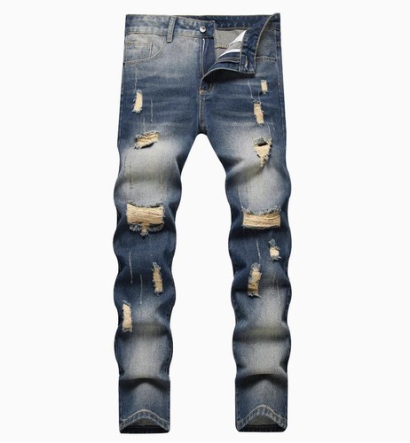 Men blue denim jeans - men's,