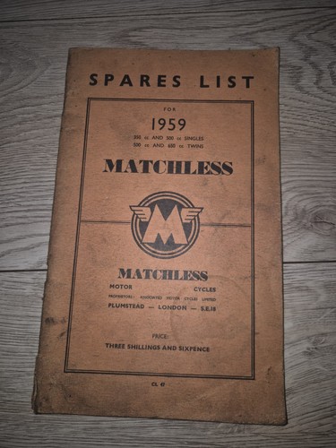 Vintage 1959 matchless 350cc - vintage,