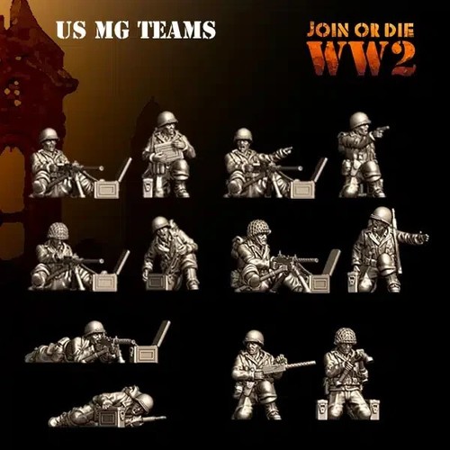 28mm wwii machine gun pack - wwii,