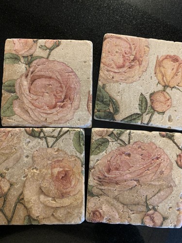Stone tile vintage rose - stone,