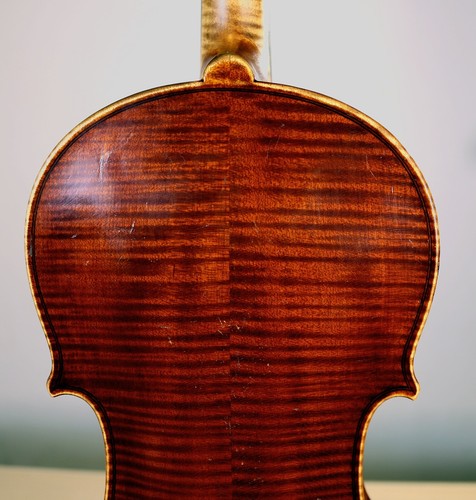 Old antique bohemian violin - old,