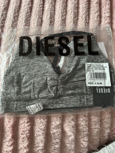 Diesel ruching roulette crop - diesel,