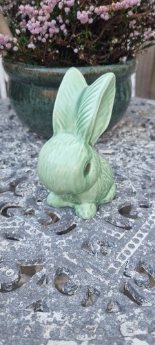 Sylvac green snub nose - snub, bunny