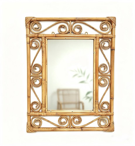Vintage bamboo wall - wall, mirror