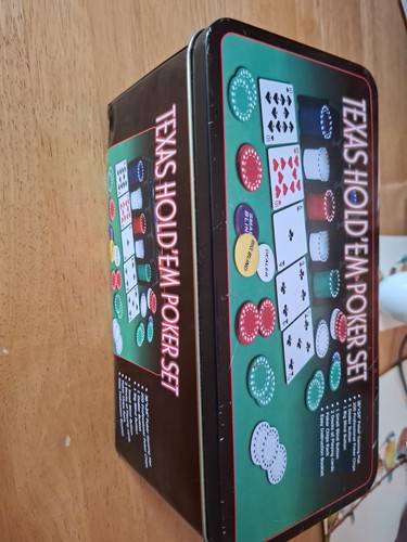 Texts hold poker set - em,