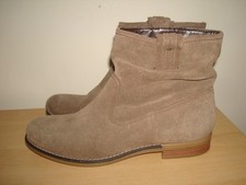 Genuine Suede Brown ANKLE