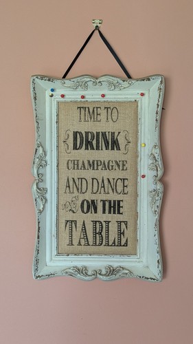 Shabby chic notice board - notice,