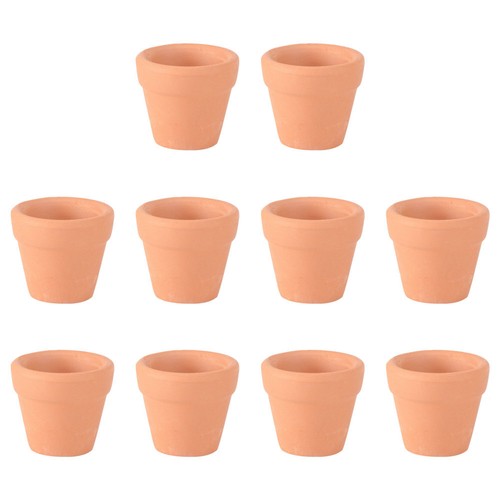 Pcs miniature clay pots - pcs,