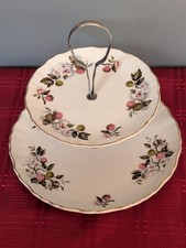 Old Foley Autumn Fruits Cake Stand 