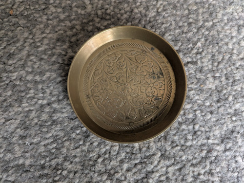 Trinket pin dish brass - trinket, made