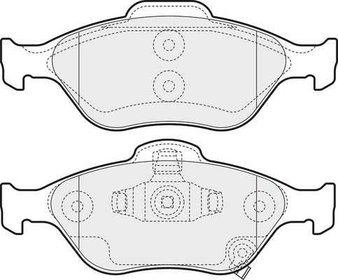 Apec blue pd3217 front - front, brake