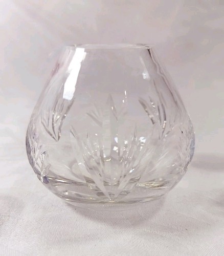 Cut crystal posy vase - crystal,