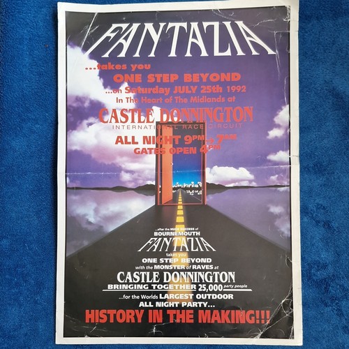 Fantazia rave flyer old skool - fantazia,