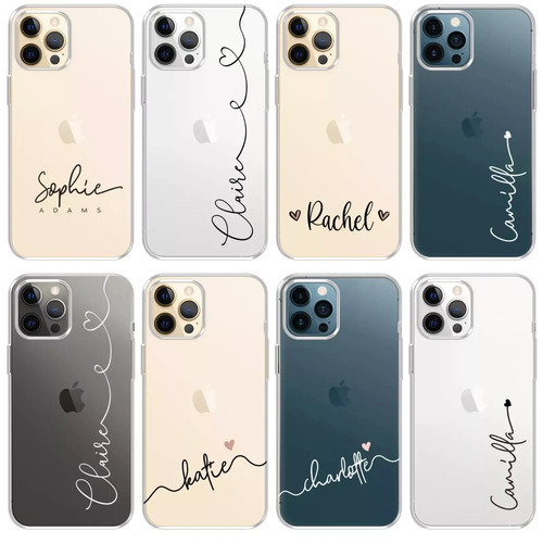 Personalised clear name phone - personalised,