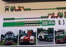 Tekno Cadzow Heavy Haulage 1:50 model lorry - Scania 3 Series 143M 8x4 
