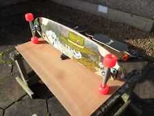 COMPLETE SKATEBOARD custom DEVILLE LONGBOARD 9 PLY & 80's Transmission wheels