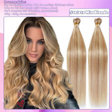 Thick Russian Nano Ring Loop Human Remy Hair Tip Micro Bead Hair Extensions 1g/s