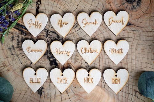 Place names setting wedding - names,