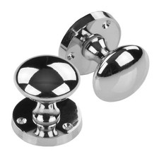 Chrome or Brass Door Knobs