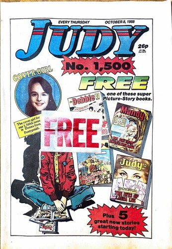 Judy comic vintage 1980s - judy,