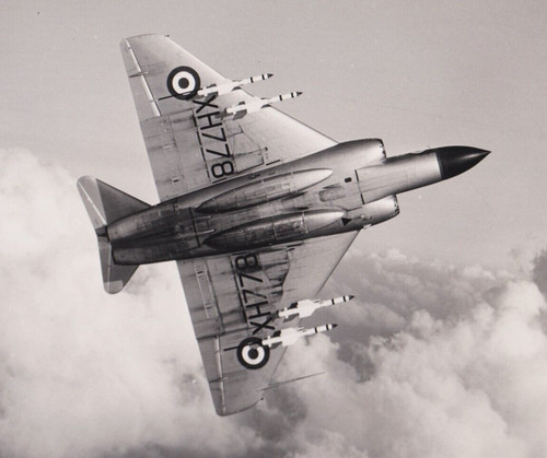 Vintage raf photo javelin 7 - mk,