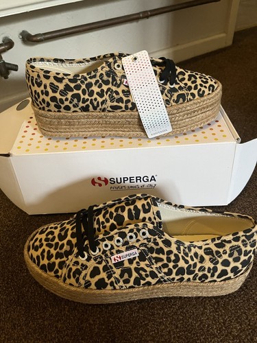 Superga ladies leopard print - ladies,