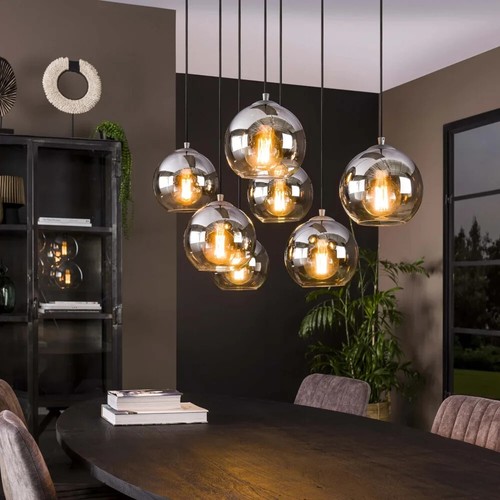Dome cluster light smokey - -,