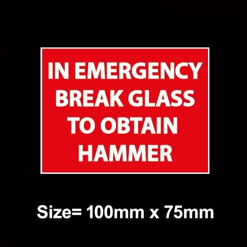 Emergency break glass - in,