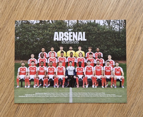 Arsenal official squad - arsenal, 25/26