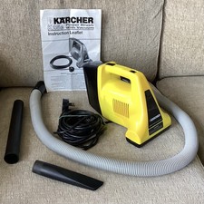 Karcher K25e Power Brush With Vacuum Yellow 1 Attachment, Instructions Mains