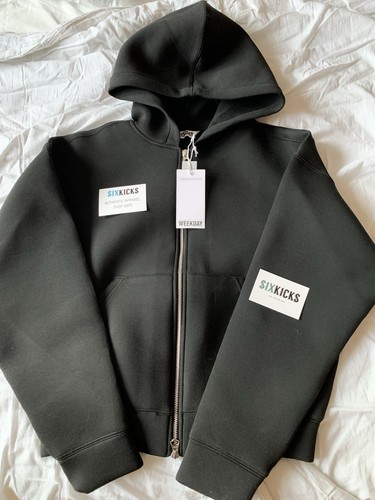 Weekday black hooded - hooded, full