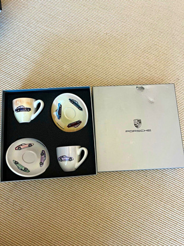 Porsche espresso cup saucer - porsche,
