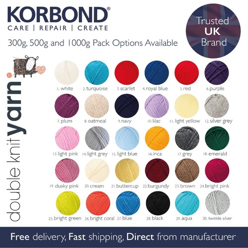 Korbond yarn acrylic - dk,