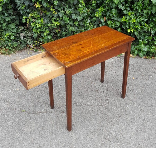 Victorian oak single drawer - victorian,