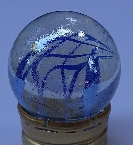 Old marble glass - old,