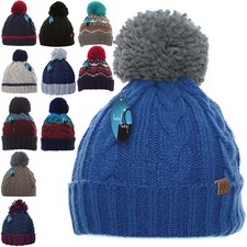 Mens Winter Warm Woolly Bobble