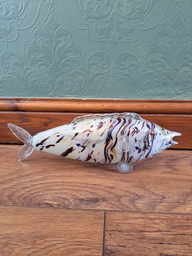 Vintage murano glass fish - vintage,