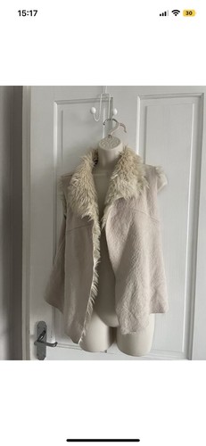 Zara faux fur gillet body - zara,