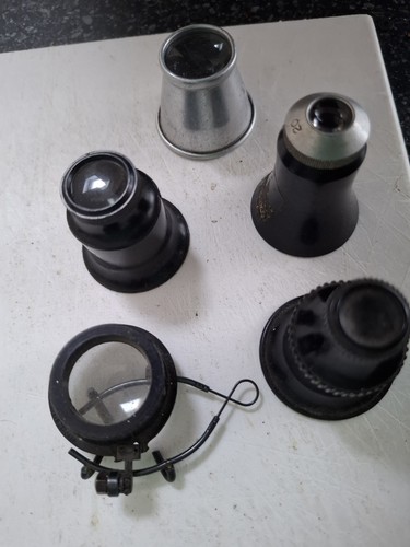 Loupe clip magnifier - clip-on,