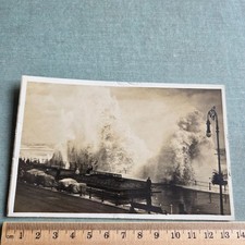 Vintage Postcard Record Wave
