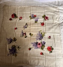 Thirkell of Bond Street Silk Scarf Made In Italy Vintage Floral Design
