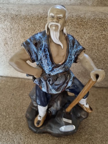 Chinese mudman figurine - figurine, shiwan