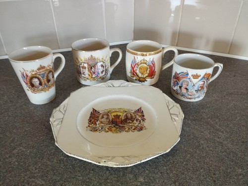 Vintage jubilee plate and - , 4