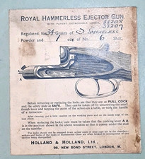 Original Holland And Holland