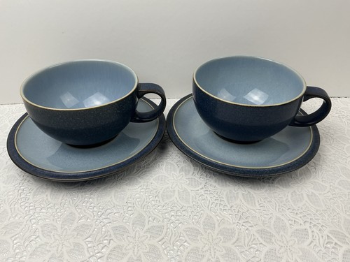 Denby blue jetty cups - denby,