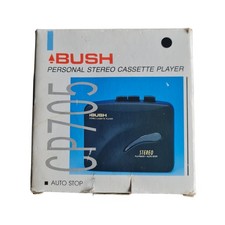 Vintage Used Walkman Personal Cassette Player Bush Boxed with Headphones CP-705