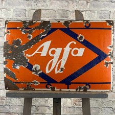 AGFA Enamel Sign 23.2x15.4"