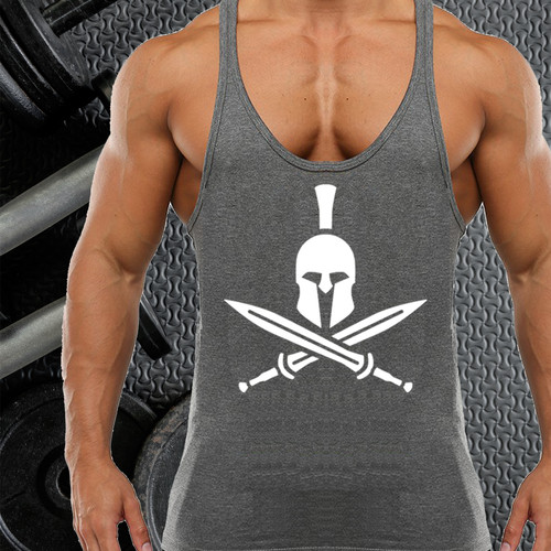 Cross swords spartan gym - gym, vest