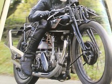 NORTON INTERNATIONAL MODEL 30 MOTORCYCLE MAGAZINE ARTICLE